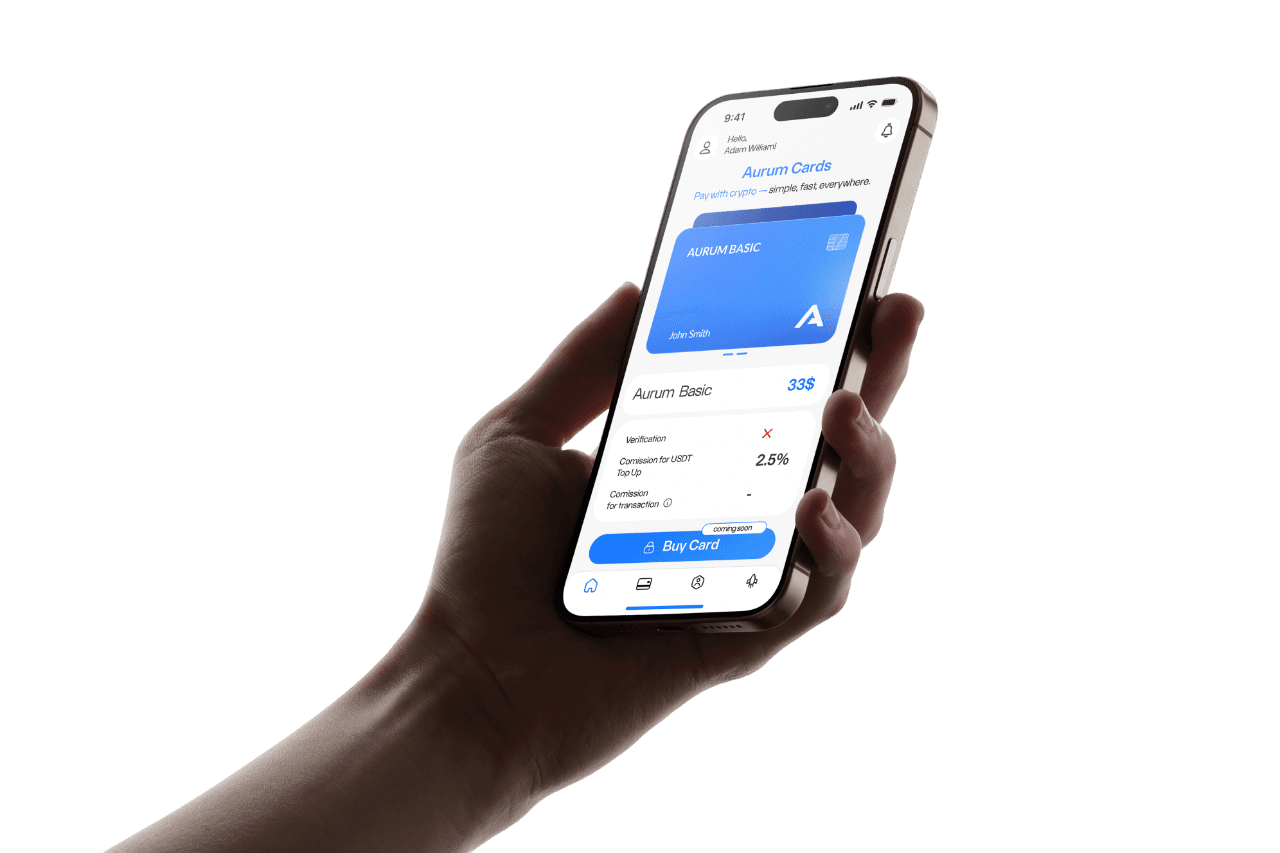 phone on hand